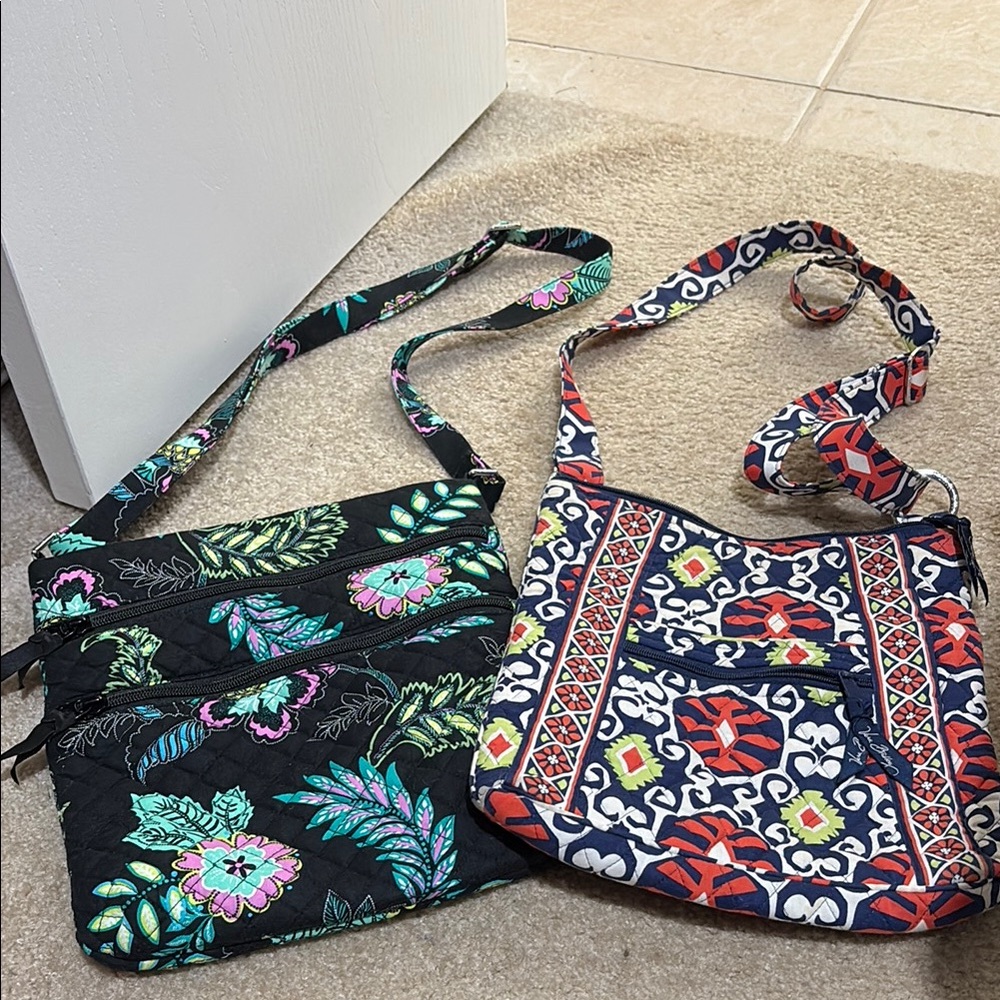 Lot of 2 Vera Bradley Crossbody Bags